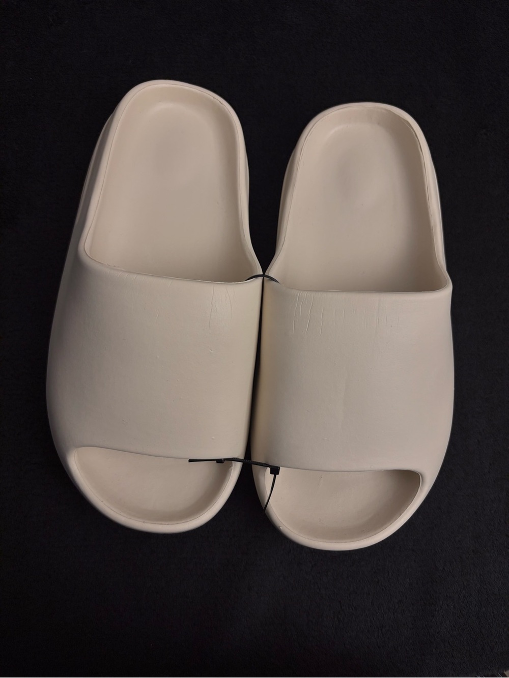 Cream Slip-On Foam Slides